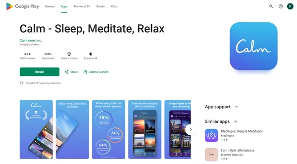 Calm - Sleep, Meditate, Relax