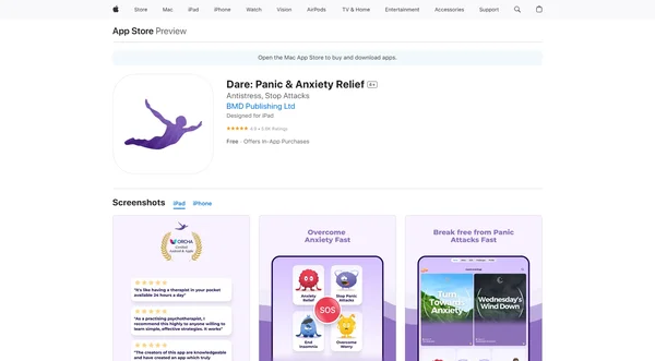 Dare: Panic & Anxiety Relief