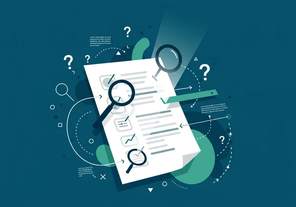 Illustration of the GAD-7 questionnaire with questions.