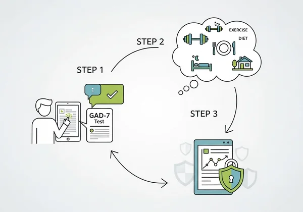 Three simple steps for AI anxiety report process