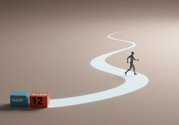 GAD7 score transforming into actionable steps
