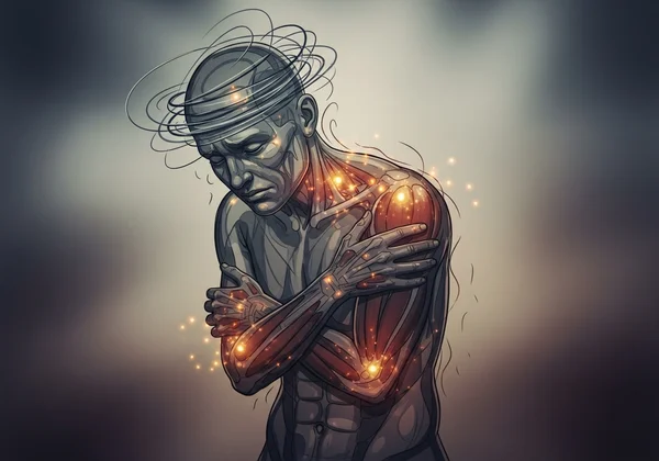 Illustrates various physical and psychological GAD symptoms